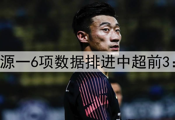 伊万再被打脸!李源一6项数据排进中超前3:助攻榜高居第一!