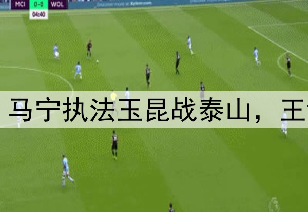 中超第11轮裁判：马宁执法玉昆战泰山，王竞主哨英博战国安