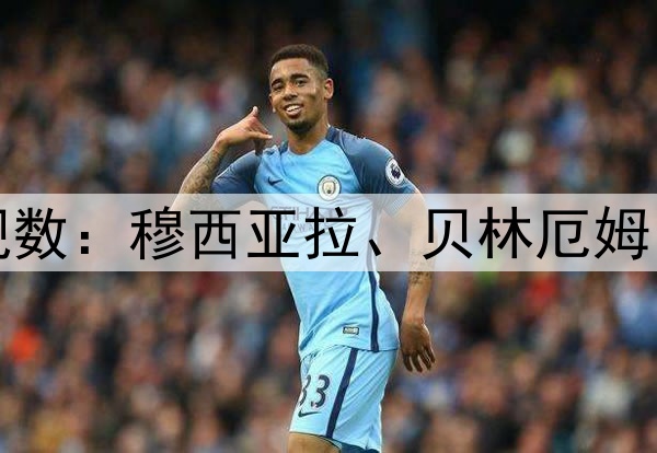 本赛季欧冠造犯规数:穆西亚拉、贝林厄姆、门德斯26次第二